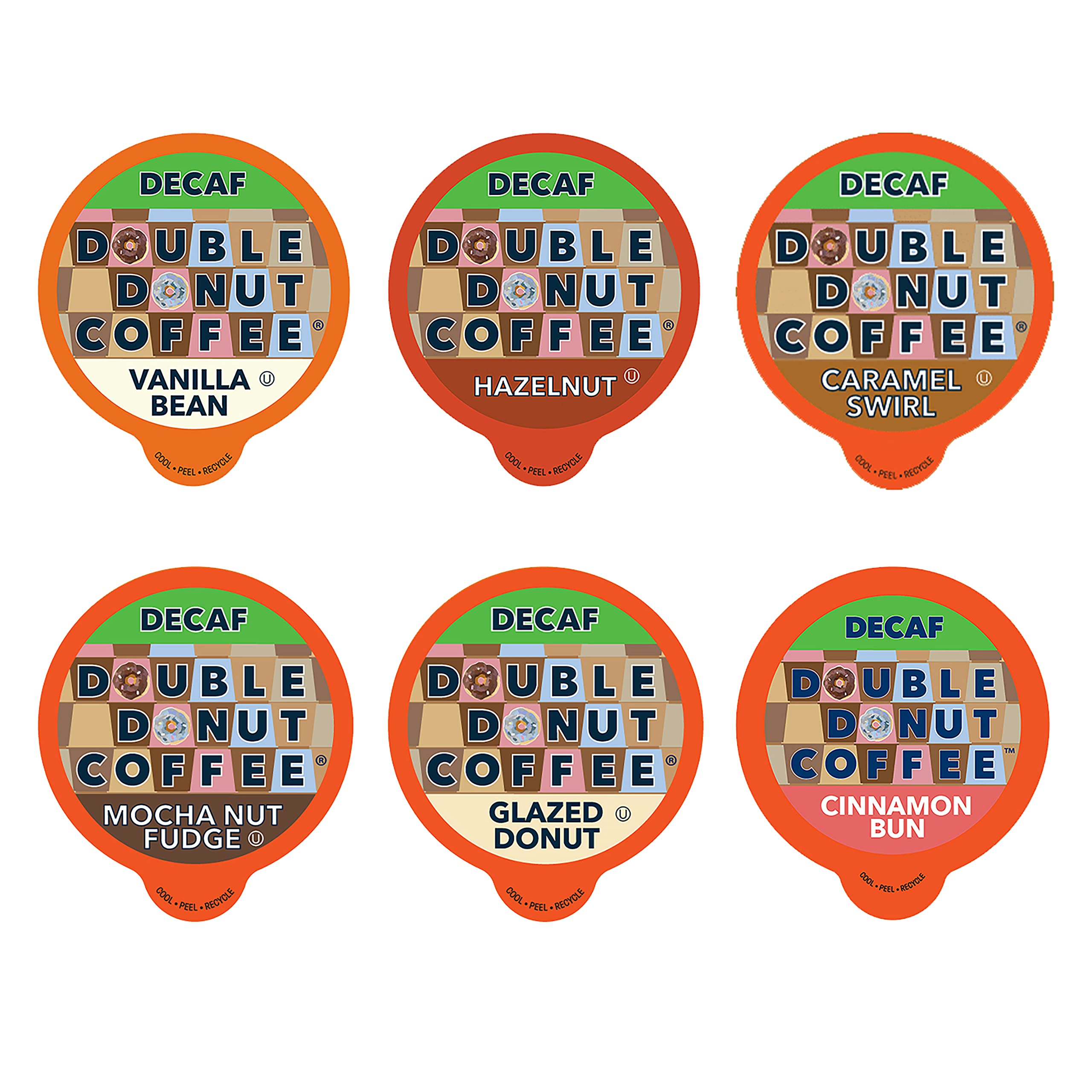 Decaf Flavored Coffee Variety Pack - 6 