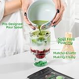 TEANAGOO Matcha Whisk Set 7 Pcs Ceramic Bowl Chawan Gift view 4
