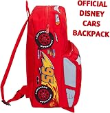 Disney Cars 3D Backpack Lightning McQueen School Bag Kids Red 40cm 27cm view 2