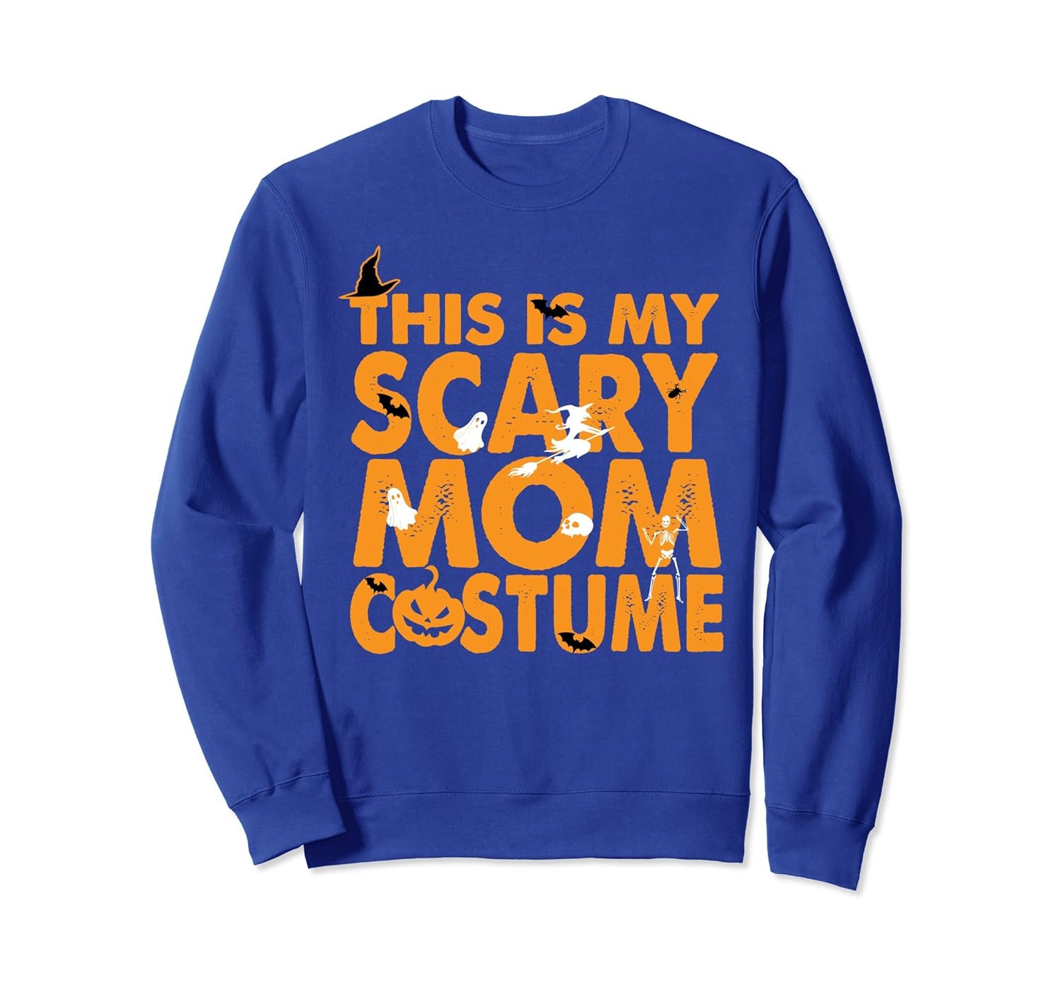 Scary Mom Funny Halloween Costume Sweatshirt-ANZ