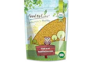 Food to Live - Organic Fenugreek Seeds, 1.5 Pounds — Non-GMO, Raw, Whole Methi, Kosher, Vegan, Bulk, Rich in Iron, Copper and
