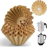 150 Pcs Perforated Filters for Farberware Coffee Percolator 8/12 cup | Percolator Coffee Pot Filters for Coletti 12 Cup, Chlorine-Free Unbleached Paper, Great for Medium-Coarse Coffee Grounds