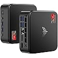 KAMRUI Mini PC with AMD Ryzen 7 5700U, 32GB DDR4 1TB M.2 SSD Mini Computer, Mini Gaming PC with USB Type-C, Desktop Computer Supports Triple 4K Display, WiFi 6, BT 5.2
