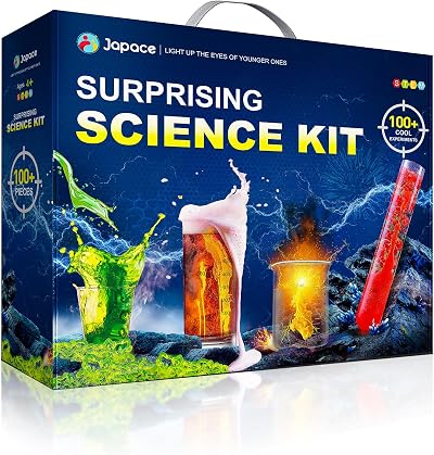 Japace Science Lab Experiments Kit 100+ STEM Activities Educational Toy for Kids