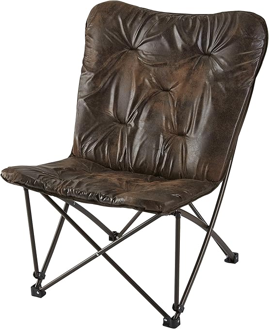 Amazon Com Mainstays Memory Foam Folding Lounge Chair 1 Brown