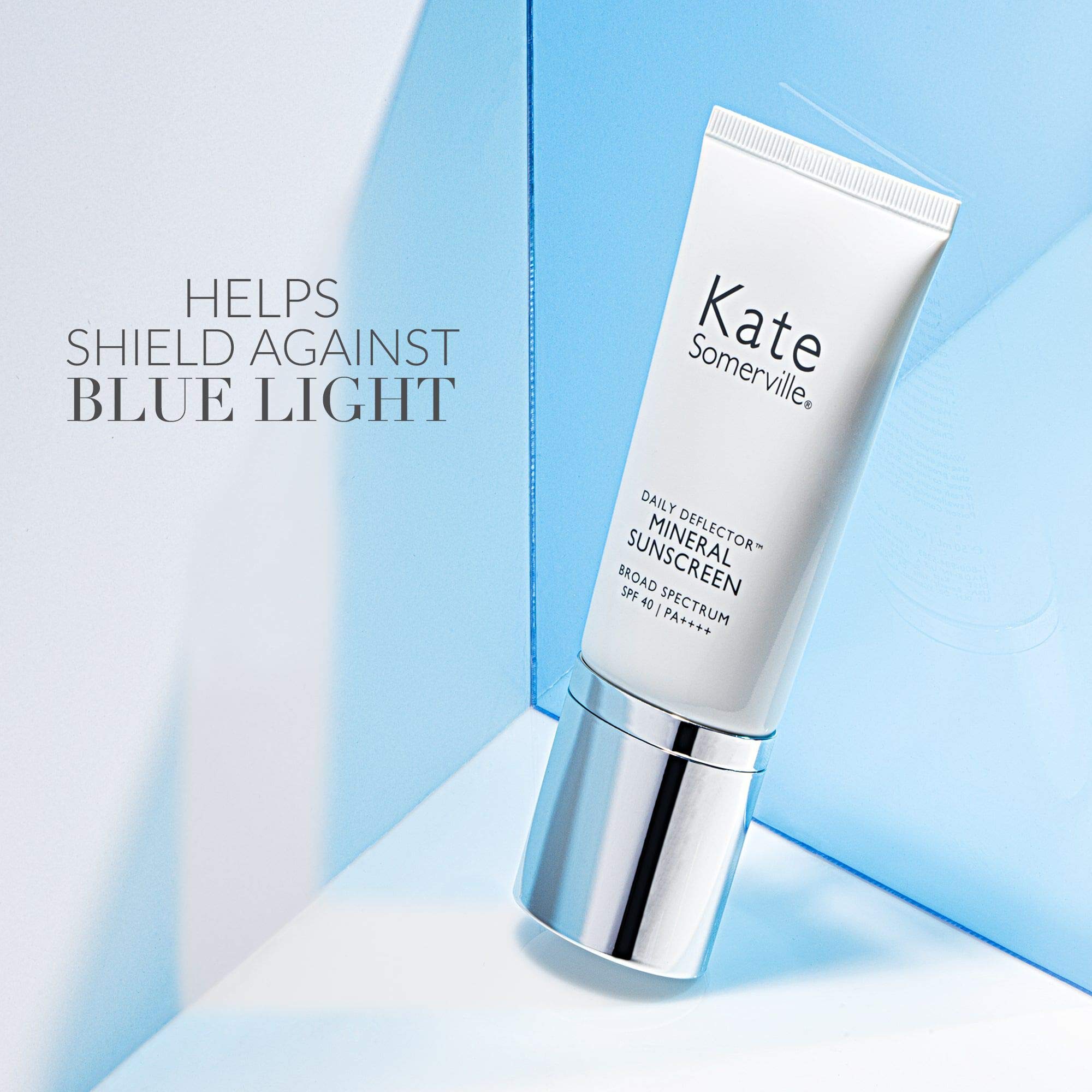 Kate Somerville Daily Deflector™ Mineral Sunscreen | Broad Spectrum SPF 40 | PA ++++ | High Sun Protection & Protects Against Blue Light | 1.7 Fl Oz