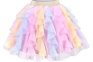 Sunny Fashion Girls Skirt Navy Blue Pearl Stars Sparkling Tutu Dancing Size 4-12