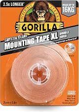 GORILLA Mounting Tape XL 3.8m - Adhesive Mounting Tape view 1