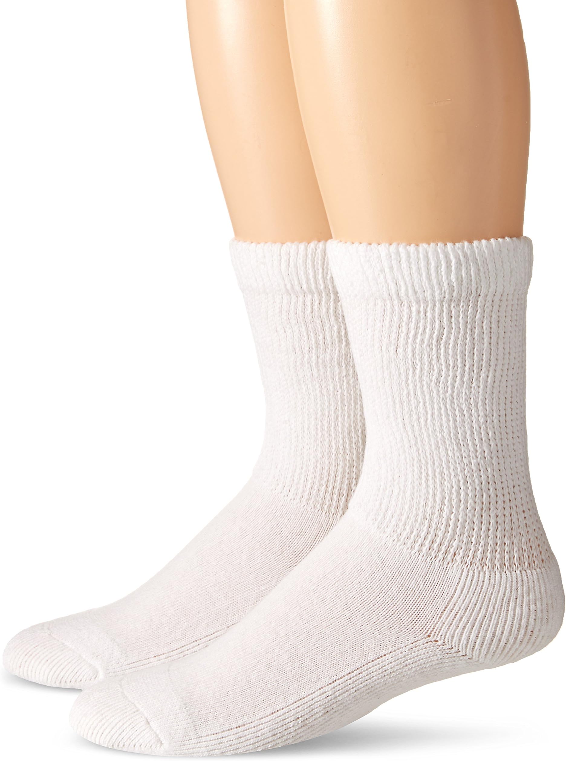 Carolina Ultimate mens Diabetic Non-binding Crew Socks 2 Pack