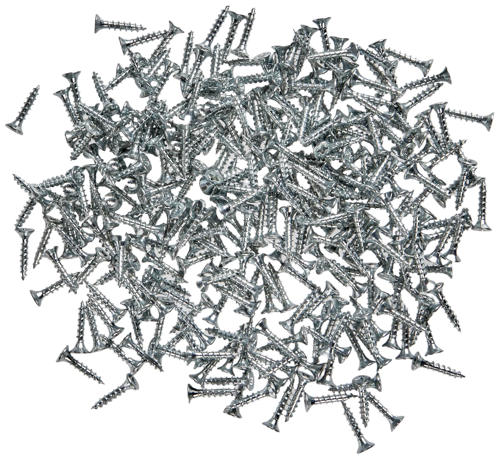 fischer Power-Fast II Chipboard Screws 3.0 x 16, Countersunk Head with Phillips Fully Threaded Galvanised Blue Passivated (Item No. 670028) 300