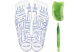 Funkup Reflexology Socks and Tools, Easerelief Socks with Acupressure Pen & Massage Sticks, Reflexology Tool Foot Massage Soc
