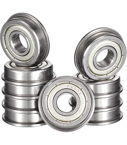 Amazon.com: F683ZZ Flange Bearing 3x7x3 Mm Flanged F683 Z ZZ Ball