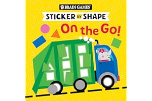 Brain Games - Sticker by Shape: On the Go! (For Kids Ages 3-6)