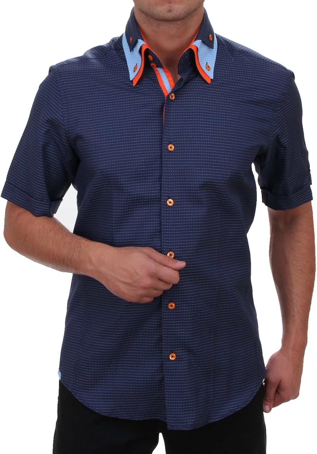 royal blue slim fit shirt