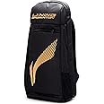 Li-Ning Titan Polyester Badminton Back Pack (Black, Large) | Comfortable | Multi - Panel | Unisex - Men, Boys, Girls, Women