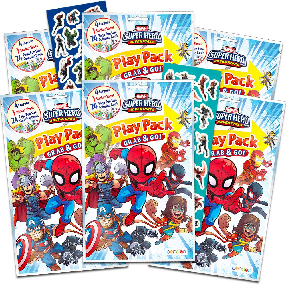 Buy Marvel Super Hero Adventures Party Favors Pack Bundle Of 6
