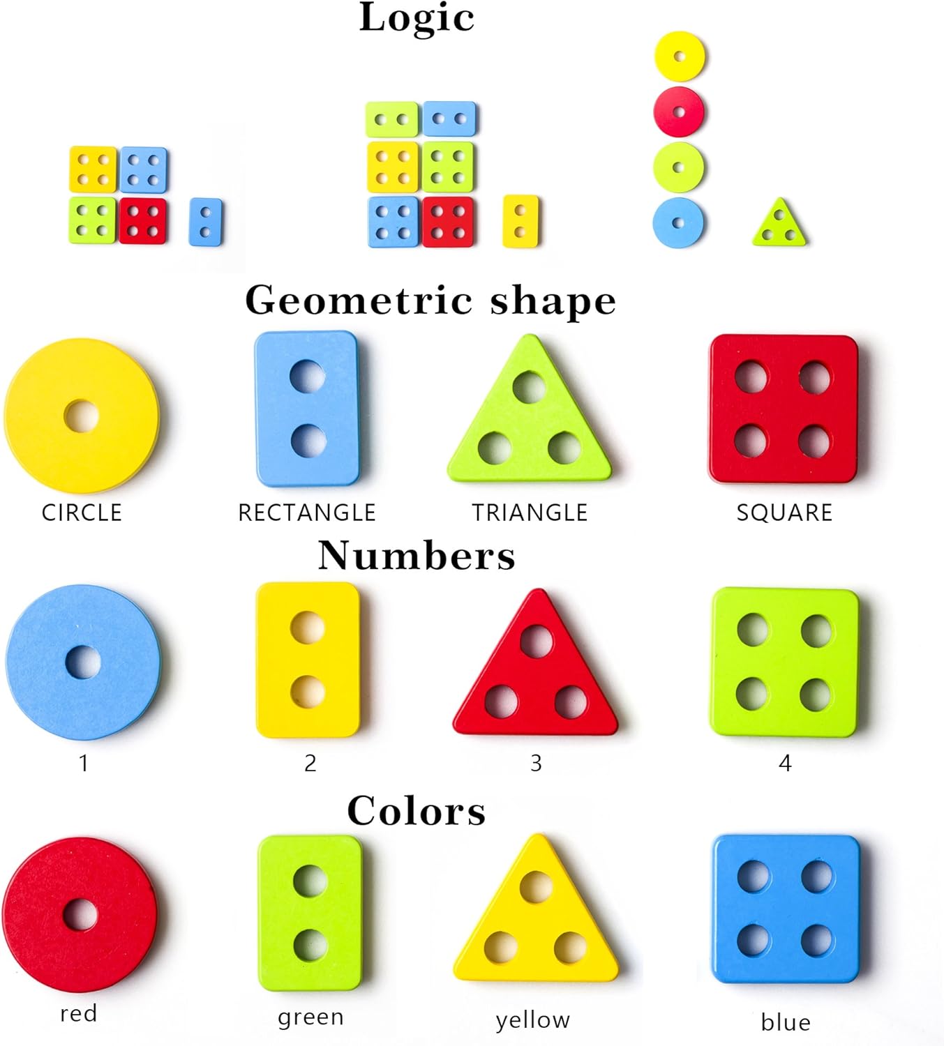 bettroom geometric sorter wooden toy