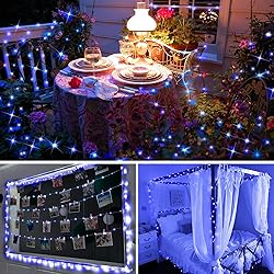 KNONEW 100FT Outdoor Christmas Fairy Lights Plug