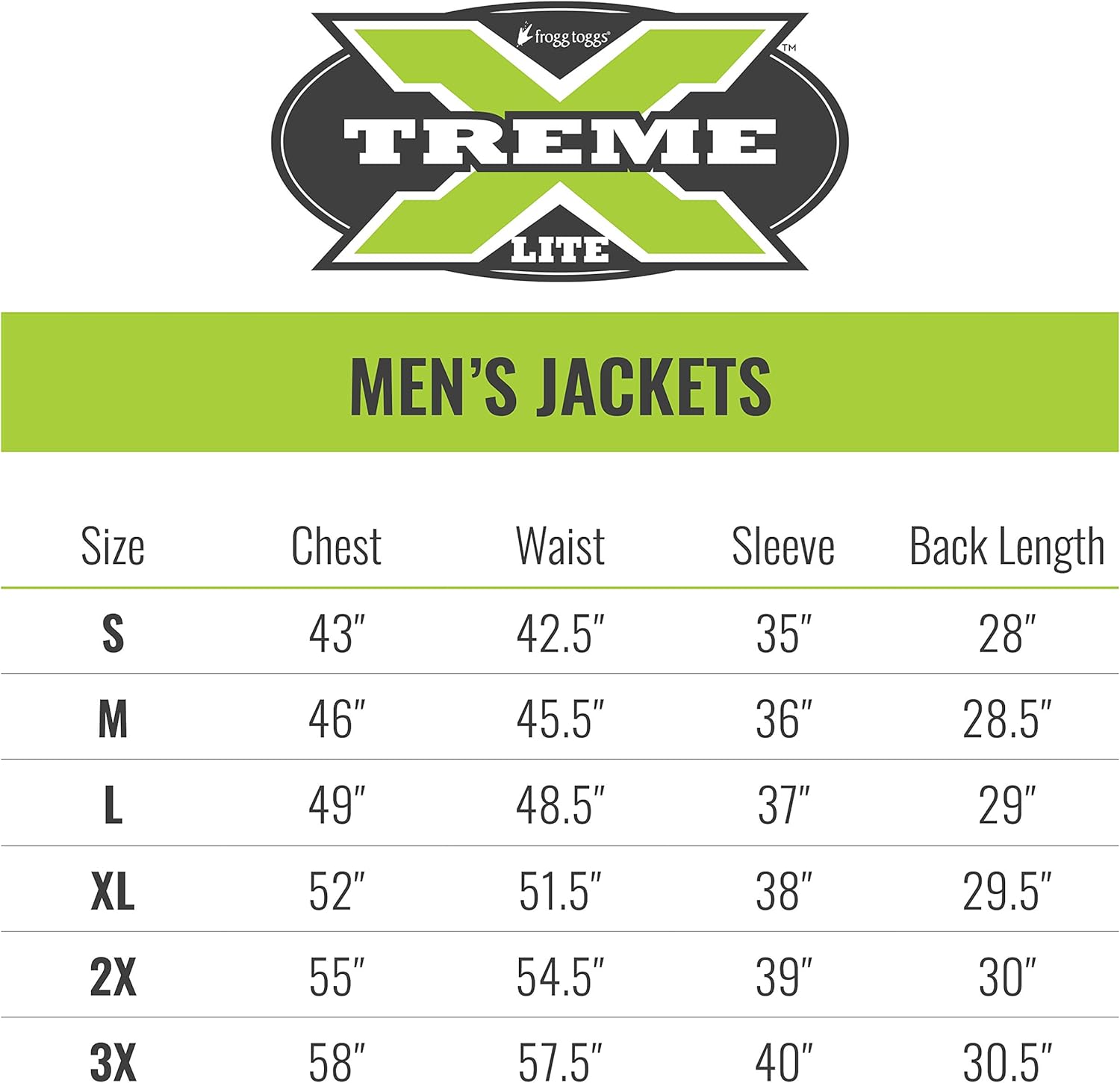 FROGG TOGGS Mens Xtreme Lite Packable Waterproof Breathable Rain Jacket: Clothing