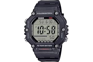 Casio AE-1600H Series | Black | 10-Year Battery | LED Illuminator | Digital Watch