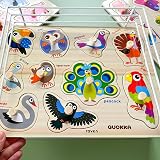 QUOKKA Toddler 6 Alphabet Wooden Puzzles Montessori Learning Toys 2-4 view 8