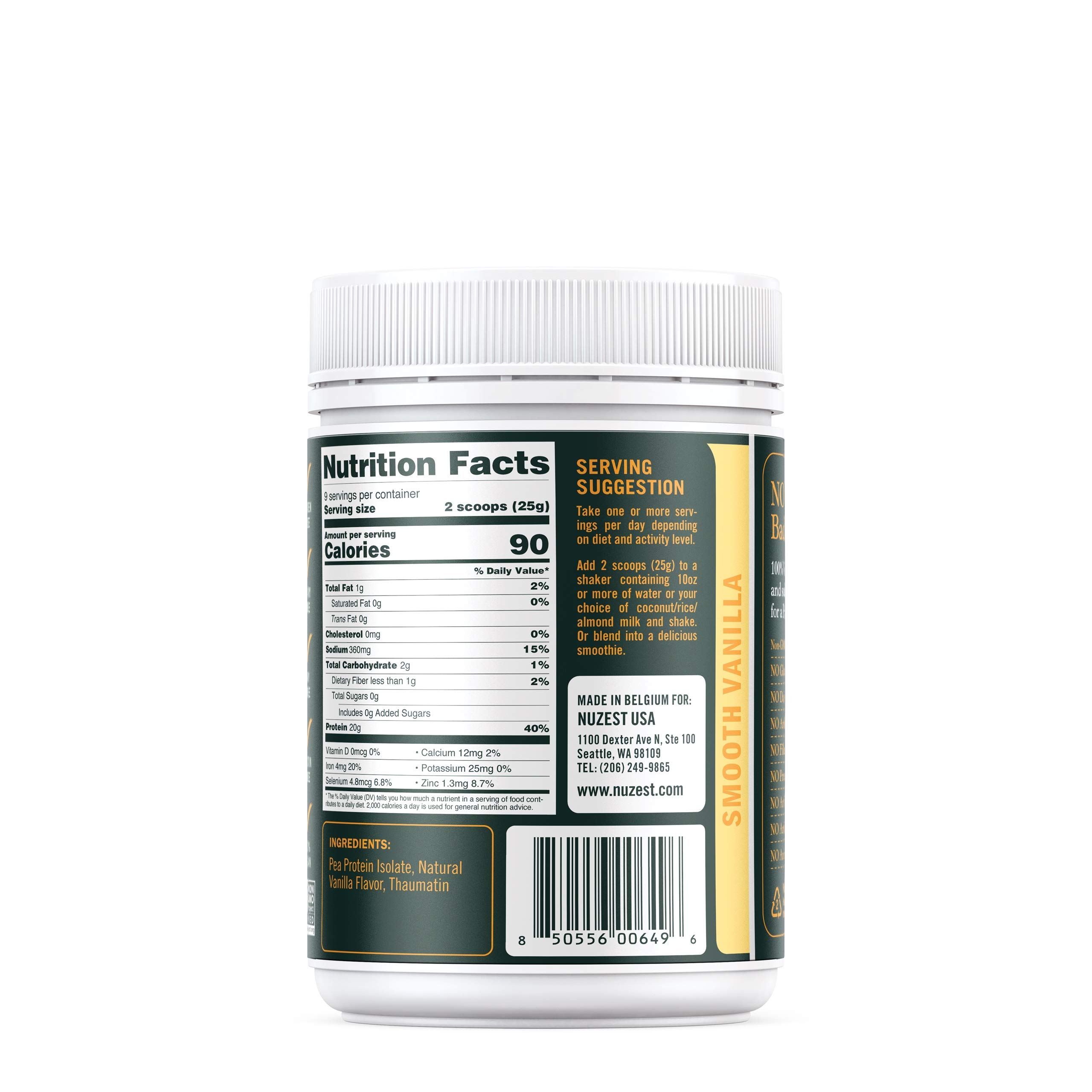 Nuzest Clean Lean Protein Premium Vegan Protein Powder, Plant Protein