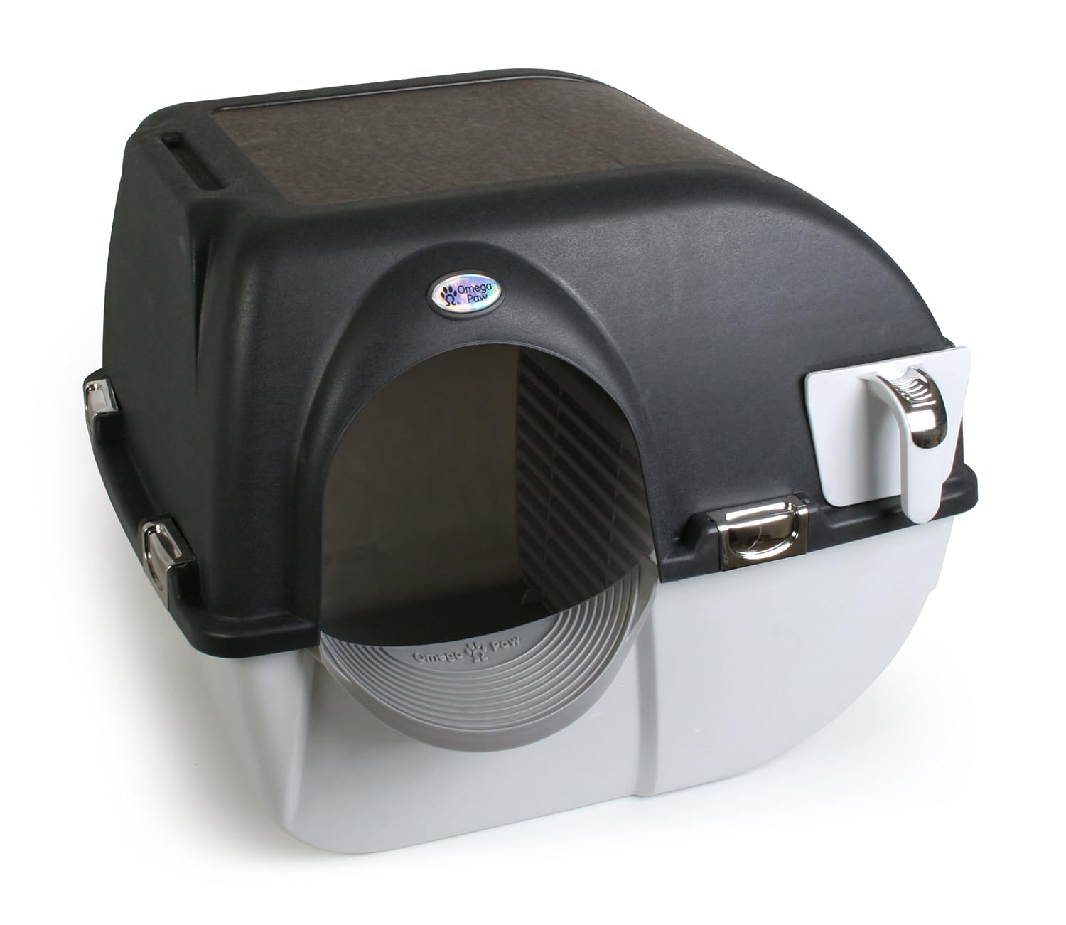 Omega Paw EL-RA15-1 Elite Roll 'n Clean Litter Box, Regular
