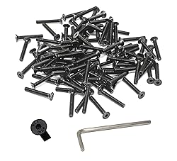 iexcell 100 Pcs M3 x 20mm Thread Pitch 0.5 mm Alloy