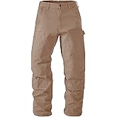 Soojun Men's 13.5 oz Heavyweight Work Pants, Loose Fit Double Knee Carpenter Pants with Flex Waist