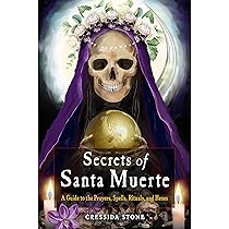 Pacific Giftware Santa Muerte Statue - 7.25 Inch Schwarz Harz