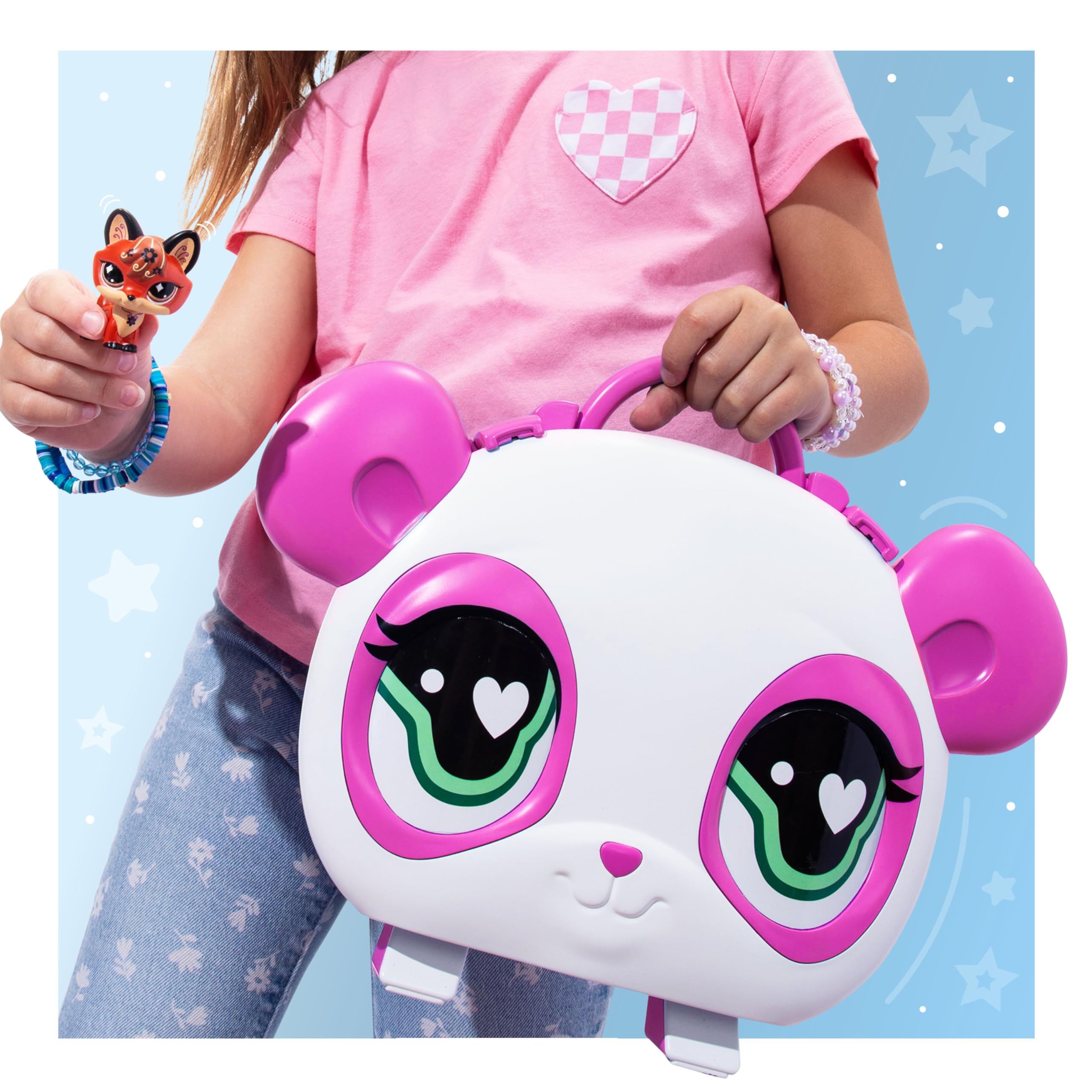 Littlest Pet Shop Collect & Display Collection - Series 4 - Gen 7 Authentic LPS Bobble Head Toy Figure, Collectible Toy Animal, Ages 4+