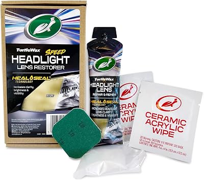Turtle Wax Headlight Restoration Kit, Reduces Oxidation & Yellowing