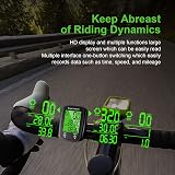 URAQT Bike Computer 19 Functions IP54 Waterproof GPS Backlit Touch Screen view 3