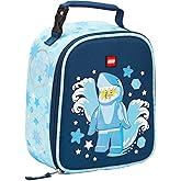LEGO CHARACTER Lunch Box, Insulated Soft Reusable Lunch Bag Meal Container for Boys and Girls, Perfect for School or Travel, Meal Tote - SHARK GUY