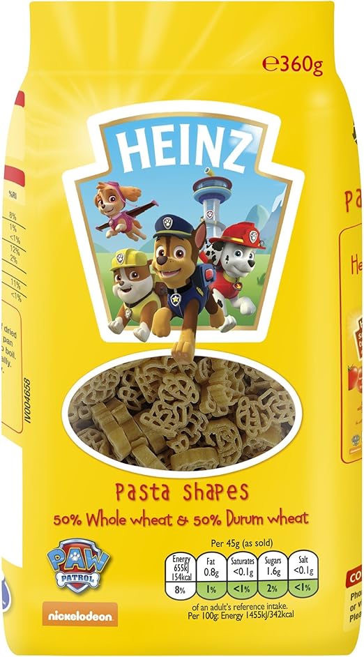 Heinz Paw Patrol Pasta Shapes, 360 g 