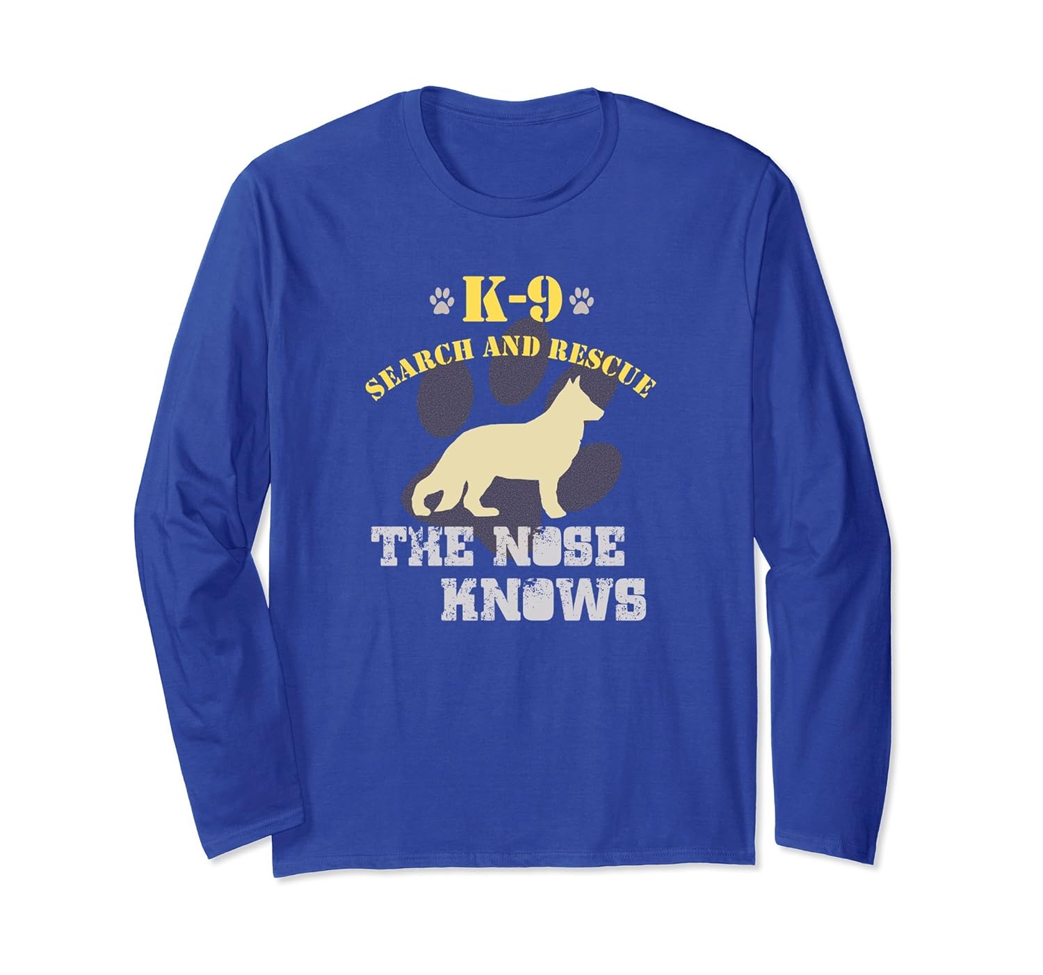 Long Sleeve K9 Search and Rescue T-Shirt German Shepherd GSD-anz