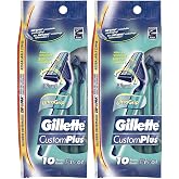 Gillette Mens Sensor Plus 2 Razor Disposable 10 Count (Pack of 2)