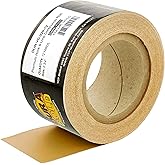 Dura-Gold Premium - 320 Grit Gold - Hook & Loop Backing Longboard Continuous Sandpaper Roll, 2-3/4" Wide, 12 Yards Long - For Automotive & Woodworking Air File Long Board Sanders, Hand Sanding Blocks