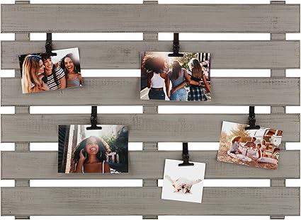 Gallery Solutions e Wood Pallet Collage Picture Adjustable Clips Frames Gray Amazon Co Uk Home Kitchen Gallery Solutions e Wood Pallet Collage Picture Adjustable Clips Frames Gray Amazon Co Uk Home Kitchen