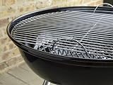 Weber Compact Kettle Charcoal Barbecue 57 cm with Wheels Black/Silver view 5