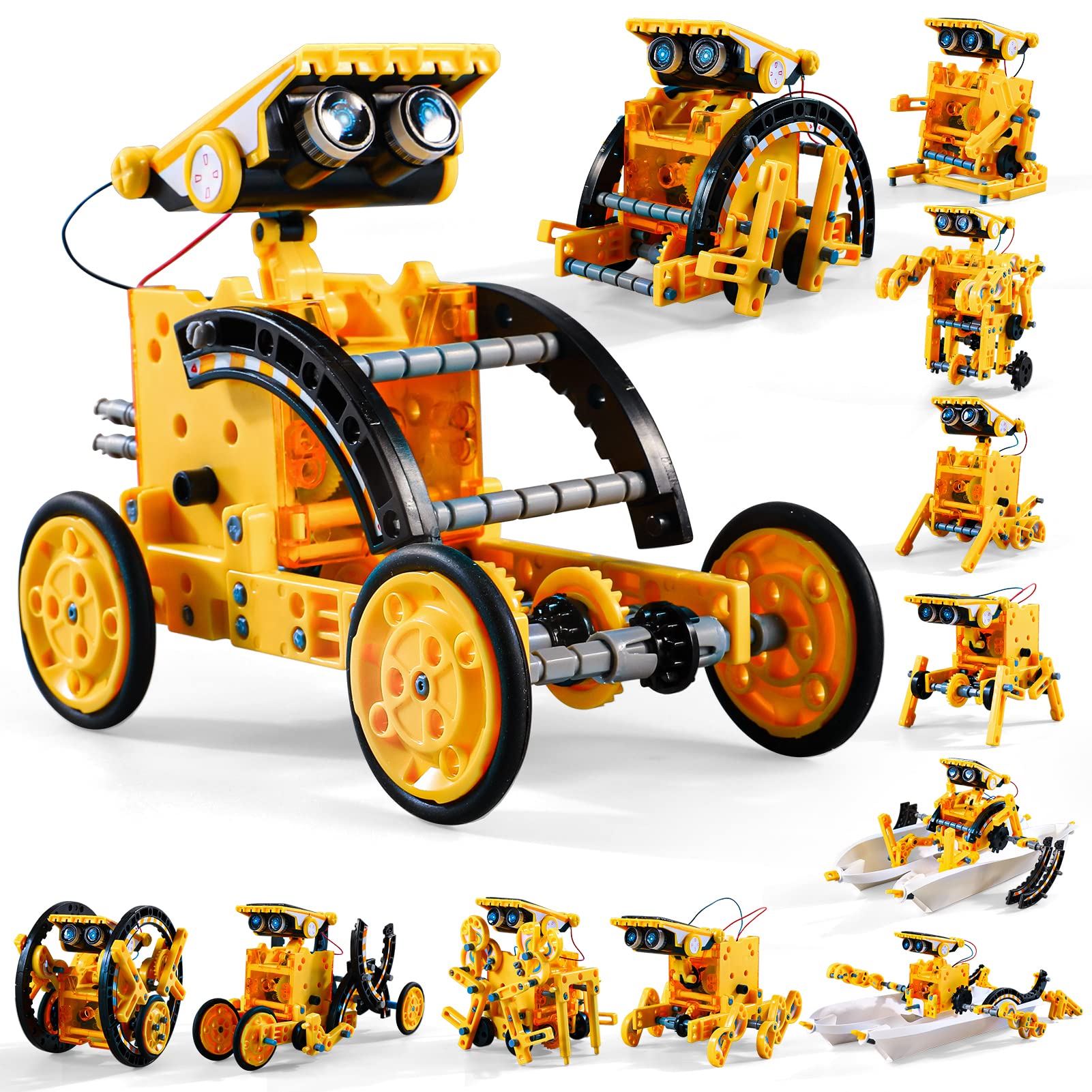 Mua Lucky Doug 12-in-1 STEM Solar Robot Kit Toys Gifts for 8 9 10 11 12 ...