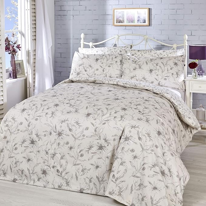 VANTONA Classic Alena Bedding Duvet Cover Pillowcase Set in 180 Thread