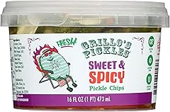 GRILLOS PICKLES Sweet & Spicy Pickle Chips, 16 FZ