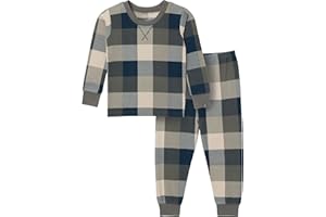 Modern Moments by Gerber unisex-baby Hacci Snug Fit 2-piece Pajama Set