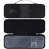 Peyyargo Case Compatible with Logitech MX Keys S/MX Keys Advanced Illuminated Keyboard (Graphite)