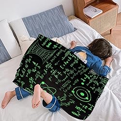 Equations Science Blanket, Science 50 x 60 Inch