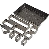 Wilton Letters and Numbers Adjustable Non-Stick Cake Pan Set, 10-Piece Set, Steel