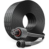 10FT Extension Cable for Govee Permanent Outdoor Lights 1, 2, Elite, Pro | Waterproof Extension Cord for Govee H705A H705B H705C, H705D H705E H705F, H706A H706B H706C, H805A H805B H805C, Black
