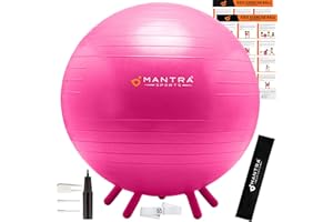 MANTRA SPORTS Flexible Seating for Classroom Elementary & Middle School, Wobble Stools for Classroom Seating, Kids Sensory Chair for Autistic Children, ADHD Chairs for Kids, Kids Yoga Ball Chair with Fidget Band
