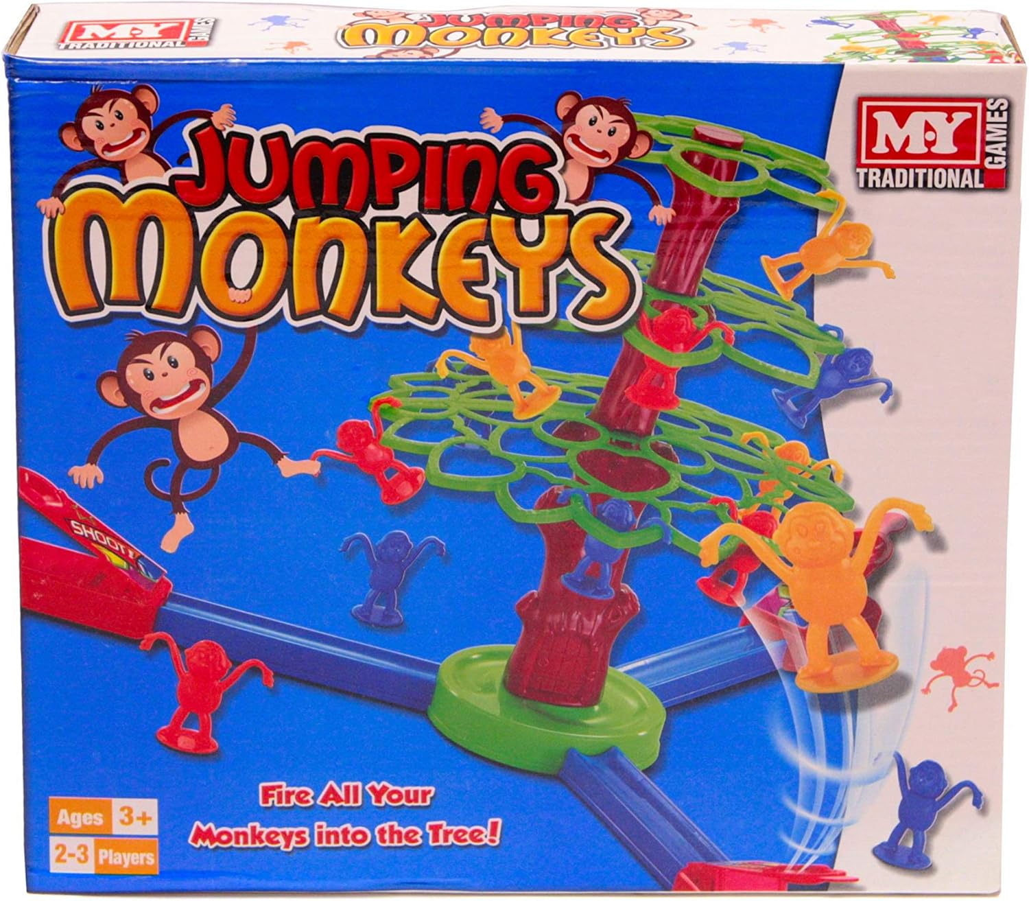 HomeZone® Jumping Monkeys Traditional Board Game Family Board Games Childrens Board Games Games